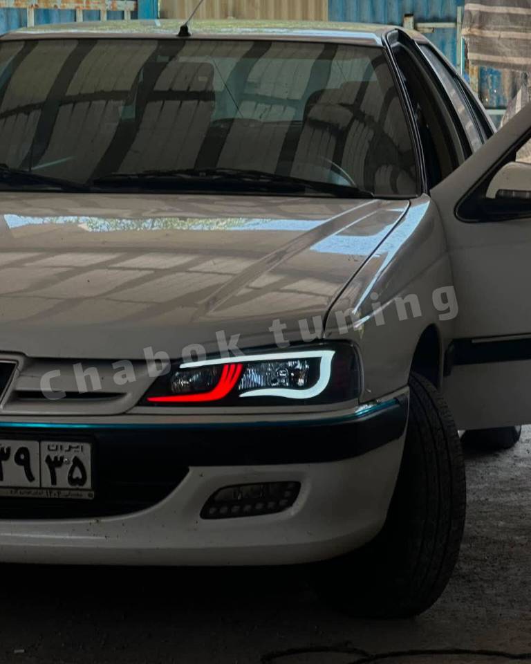 چراغ جلو پرشیا طرح ریچ قرمز سفید